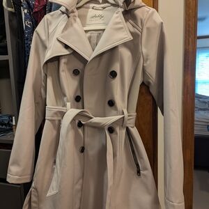 Sebby Women's Tan Trench Coat